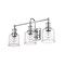Z-Lite Bryant 3 Light Vanity, Chrome And Clear Seedy 734-3V-CH - alternate 4